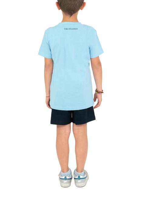 KUNIP Ensemble t-shirt et bermuda bleu azur - Survêtements pour enfants