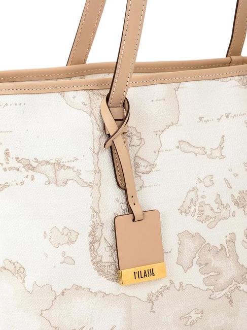 GEO CLASSIC Sac shopping à bandoulière blanc - Sacs pour Femme