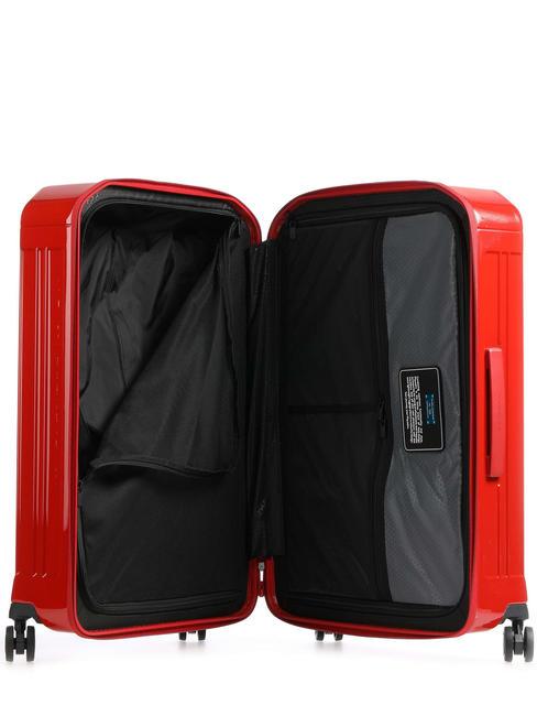 PQ-LIGHT Grand chariot ultra fin ROUGE - Valises Rigides