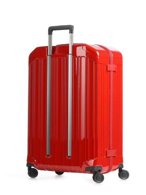 PQ-LIGHT Grand chariot ultra fin ROUGE - Valises Rigides
