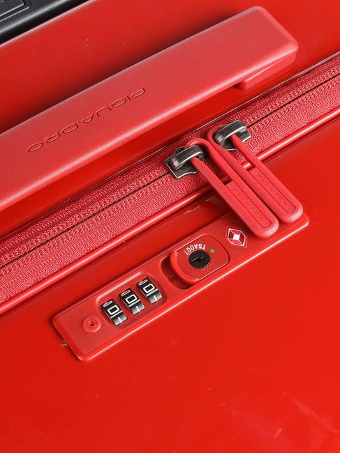 PQ-LIGHT Grand chariot ultra fin ROUGE - Valises Rigides