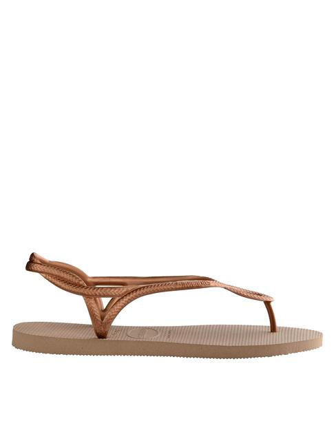 Tongs LUNA rosegold rosegold - Chaussures Femme