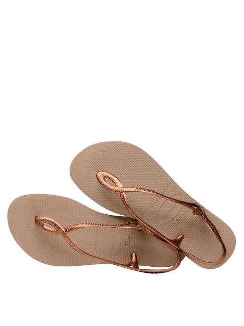 Tongs LUNA rosegold rosegold - Chaussures Femme