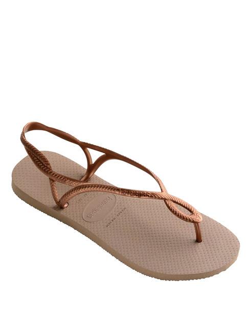 Tongs LUNA rosegold rosegold - Chaussures Femme