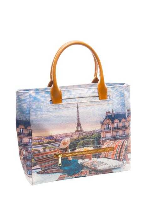 YESBAG  Sac à main, avec bandoulière, all over print vue parisienne - Sacs pour Femme