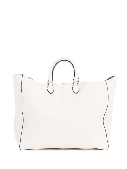 NATASHA Shopper &agrave; main, avec bandouli&egrave;re blanc - Sacs pour Femme