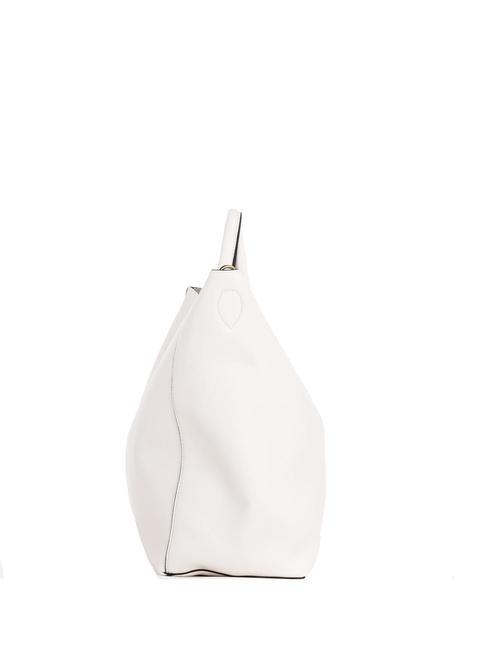 NATASHA Shopper &agrave; main, avec bandouli&egrave;re blanc - Sacs pour Femme