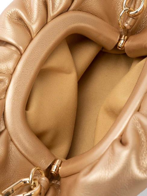 DUBAI Pochette avec poign&eacute;e en cha&icirc;ne or - Sacs pour Femme
