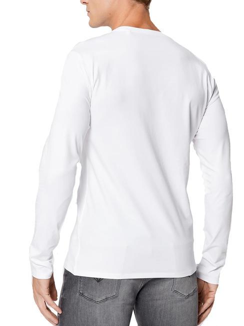 MINI TRIANGLE T-shirt &agrave; manches longues blanc pur - T-shirt