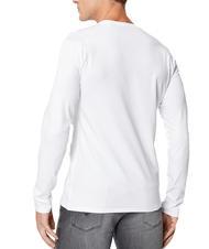 GUESS MINI TRIANGLE T-shirt &agrave; manches longues blanc pur - T-shirt - 2