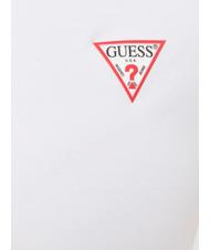 GUESS MINI TRIANGLE T-shirt coupe slim blanc pur - T-shirt - 3
