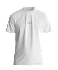 GUESS AIDY T-shirt &eacute;crit de la m&ecirc;me couleur blanc pur - T-shirt - 3