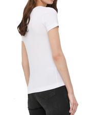 GUESS MINI TRIANGLE T-shirt coupe slim blanc pur - T-shirt - 2