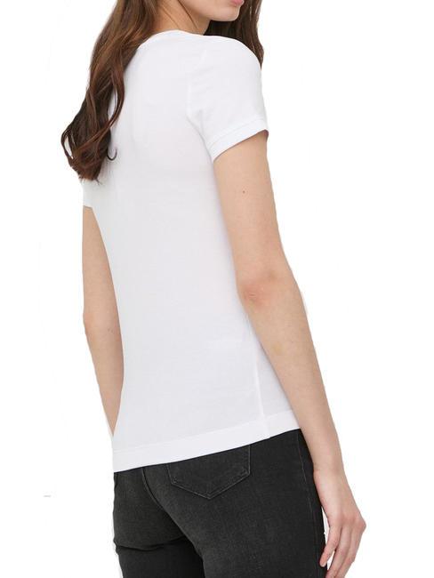 MINI TRIANGLE T-shirt coupe slim blanc pur - T-shirt