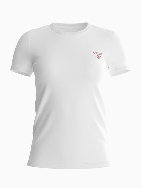 MINI TRIANGLE T-shirt coupe slim blanc pur - T-shirt
