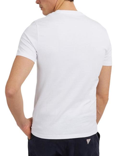 AIDY T-shirt &eacute;crit de la m&ecirc;me couleur blanc pur - T-shirt
