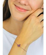 AMEN FARFALLE Bracelet zircon cubique violet Rose - Bracelets - 2