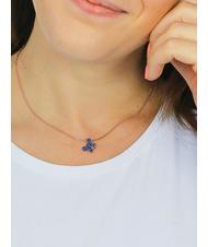 AMEN FARFALLE Collier avec zircons bleus - Colliers