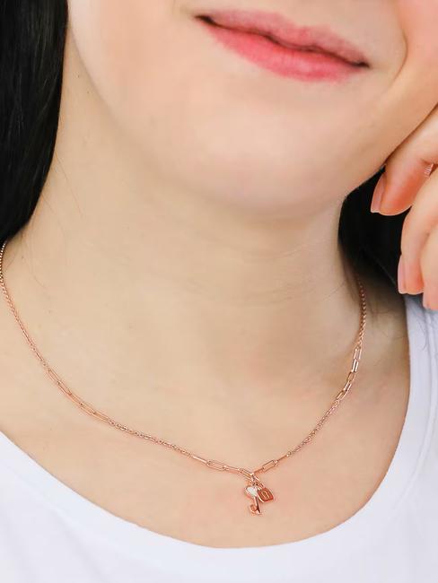 LE MADREPERLE Collier en nacre blanche Rose - Colliers