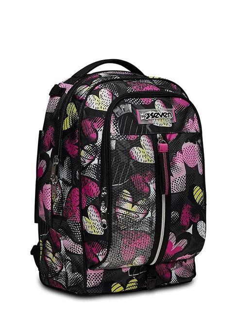 JACK KIDDIE CRUSH Sac &agrave; dos Trolley d&eacute;tachable 3 en 1, avec trois roues IBIS ROSE - Sacs &agrave; dos &agrave; roulettes