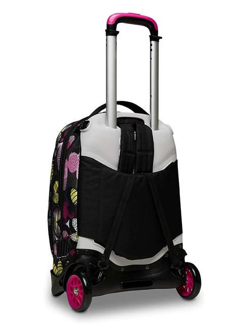 JACK KIDDIE CRUSH Sac &agrave; dos &agrave; roulettes amovible IBIS ROSE - Sacs &agrave; dos &agrave; roulettes