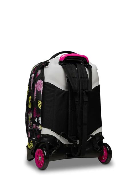 JACK KIDDIE CRUSH Sac &agrave; dos &agrave; roulettes amovible IBIS ROSE - Sacs &agrave; dos &agrave; roulettes