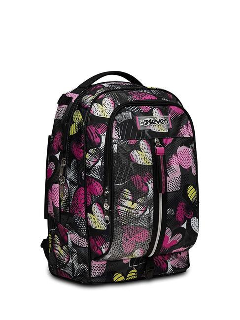 JACK KIDDIE CRUSH Sac &agrave; dos &agrave; roulettes amovible IBIS ROSE - Sacs &agrave; dos &agrave; roulettes