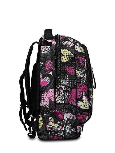 JACK KIDDIE CRUSH Sac &agrave; dos &agrave; roulettes amovible IBIS ROSE - Sacs &agrave; dos &agrave; roulettes