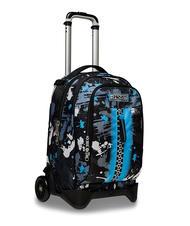 SEVEN JACK COLOURJET Sac &agrave; dos trolley 3 en 1, amovible d'azur - Sacs &agrave; dos &agrave; roulettes - 2
