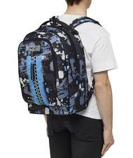 SEVEN JACK COLOURJET Sac &agrave; dos trolley 3 en 1, amovible d'azur - Sacs &agrave; dos &agrave; roulettes - 8