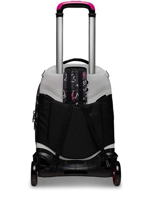 JACK ZIPPER GLAMY Sac &agrave; dos &agrave; roulettes amovible steelgray - Sacs &agrave; dos &agrave; roulettes