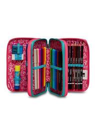 SJGANG COLOR Mallette avec kit scolaire complet fleur de cactus - &Eacute;tuis et Accessoires - 2