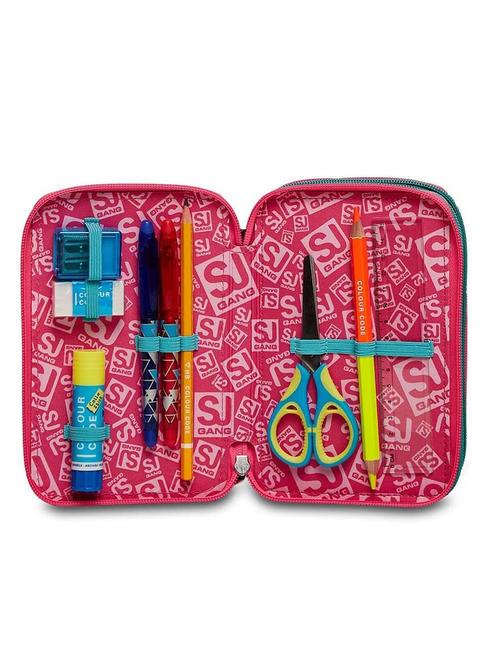 COLOR Mallette avec kit scolaire complet fleur de cactus - &Eacute;tuis et Accessoires
