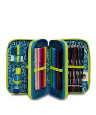 SJGANG COLOR Trousse à trois compartiments avec School Kit - Étuis et Accessoires