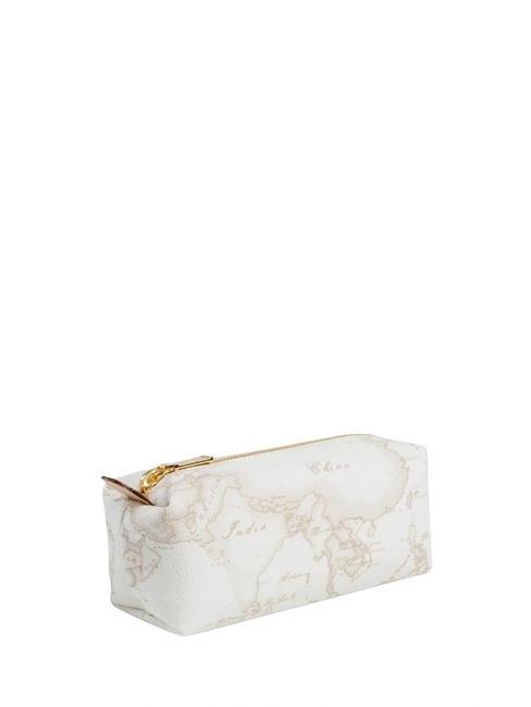 GEO CLASSIC Trousse cosm&eacute;tique avec fermeture &eacute;clair blanc - Pochettes & Trousses
