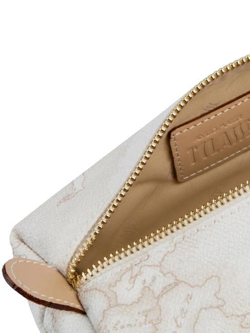 GEO CLASSIC Trousse cosm&eacute;tique avec fermeture &eacute;clair blanc - Pochettes & Trousses