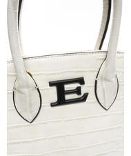 ERMANNO SCERVINO NEVE Sac fa&ccedil;on Bugatti imprim&eacute; crocodile blanc - Sacs pour Femme - 3