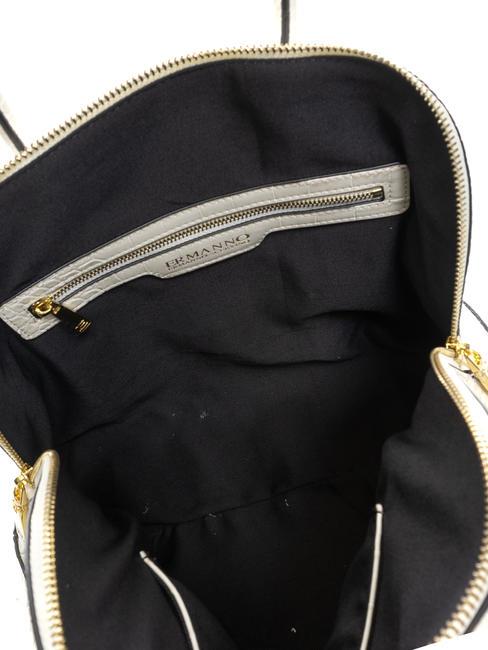 NEVE Sac fa&ccedil;on Bugatti imprim&eacute; crocodile blanc - Sacs pour Femme