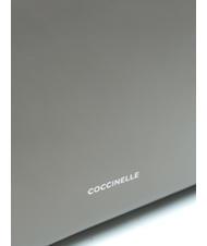 COCCINELLE SINFONIA Sac bandouli&egrave;re shopper en cuir pierre - Sacs pour Femme - 2