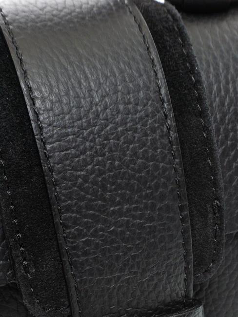DUBROVNIK Mini sac tronc en cuir Noir - Sacs pour Femme