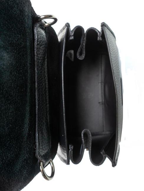 DUBROVNIK Mini sac tronc en cuir Noir - Sacs pour Femme