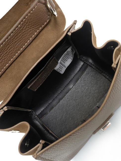 DUBROVNIK Mini sac tronc en cuir le tabac - Sacs pour Femme
