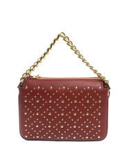TOSCA BLU MILANO Sac en cuir clout&eacute; rouge fonc&eacute; - Sacs pour Femme - 4