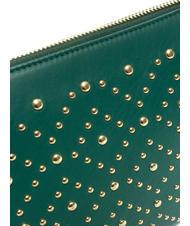 TOSCA BLU MILANO Sac en cuir clout&eacute; vert - Sacs pour Femme - 3