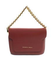 TOSCA BLU MILANO Sac &agrave; bandouli&egrave;re avec anse en cha&icirc;ne rouge fonc&eacute; - Sacs pour Femme - 2