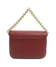 TOSCA BLU MILANO Sac &agrave; bandouli&egrave;re avec anse en cha&icirc;ne rouge fonc&eacute; - Sacs pour Femme - 4
