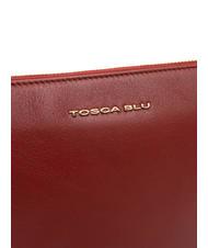 TOSCA BLU MILANO Sac en cuir avec bandouli&egrave;re rouge fonc&eacute; - Sacs pour Femme - 3