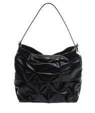 TOSCA BLU STOCCOLMA Sac bandouli&egrave;re &agrave; plis Noir - Sacs pour Femme - 4