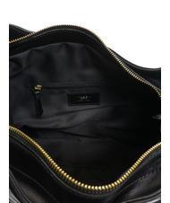 TOSCA BLU STOCCOLMA Sac bandouli&egrave;re &agrave; plis Noir - Sacs pour Femme - 5