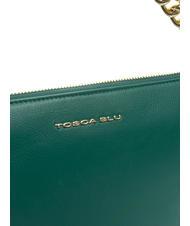 TOSCA BLU MILANO Sac en cuir avec bandouli&egrave;re vert - Sacs pour Femme - 3